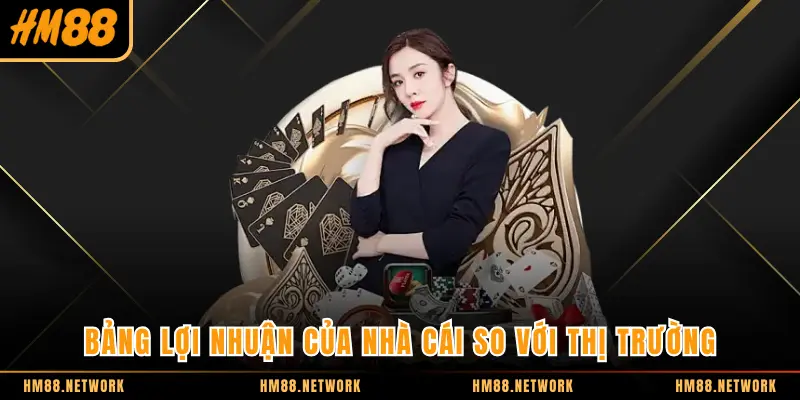 Bảng lợi nhuận của nhà cái so với thị trường